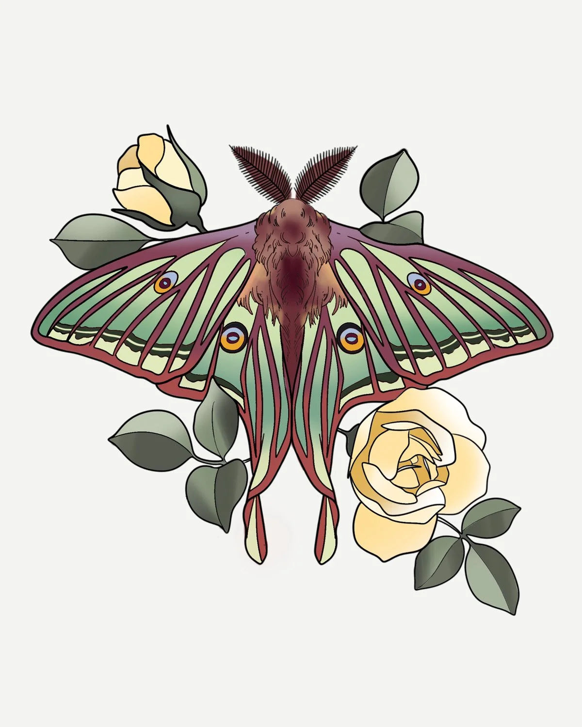 Cancer Zodiac Butterfly flash design by Mel Perlman