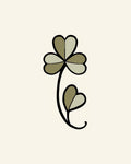 Small Clover flash design by Mel Perlman