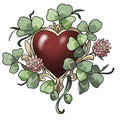 Clover Heart flash design by Mel Perlman