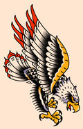Eagle flash design by Michel Parisay