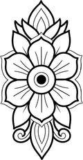 Flower flash design by Brian Bennett