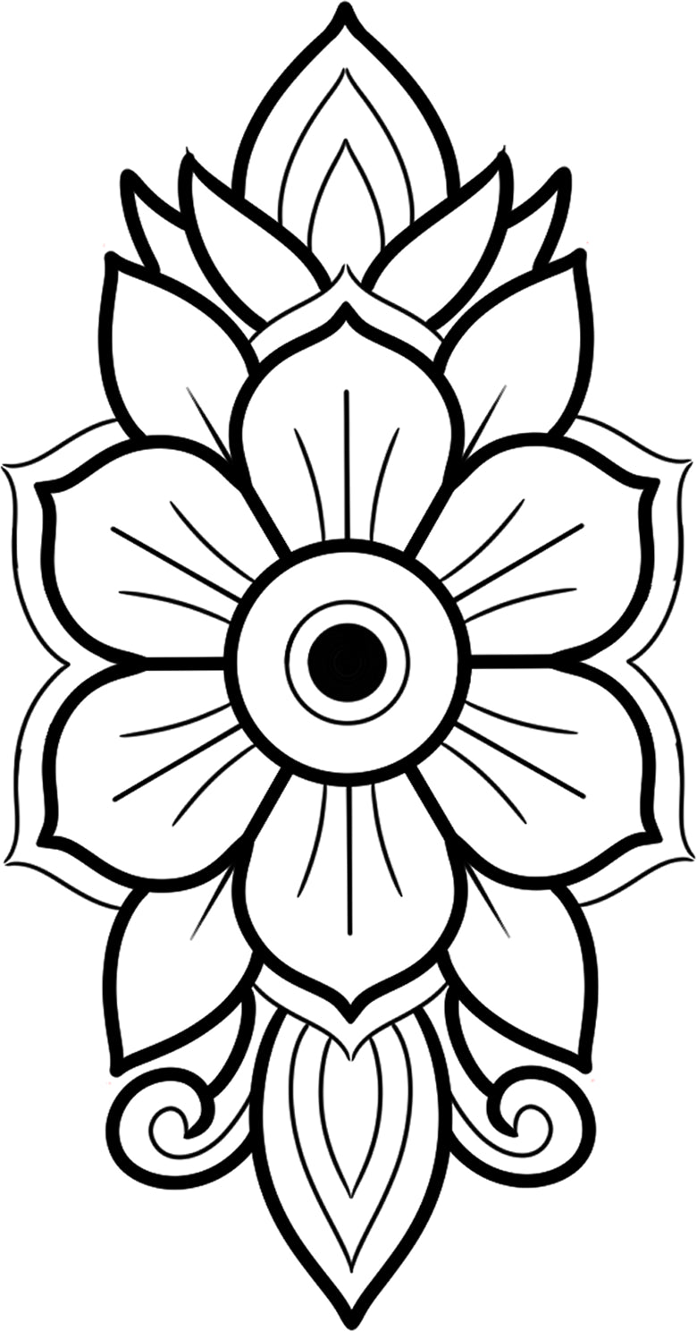 Flower flash design by Brian Bennett