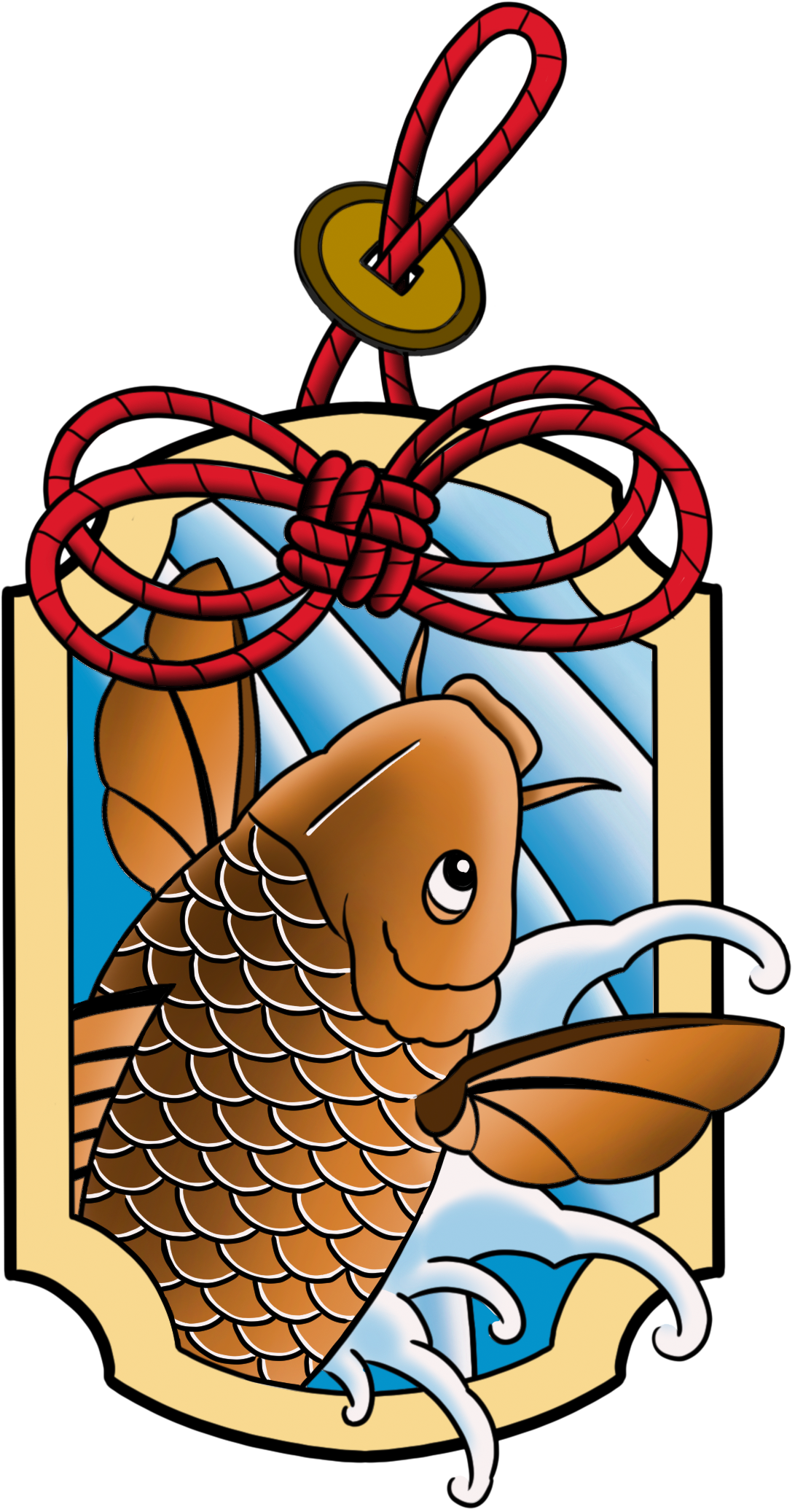 Koi Tag flash design by Brian Bennett