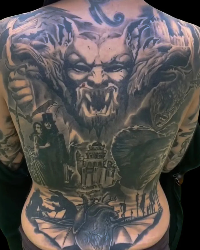 Horror Black & Gray