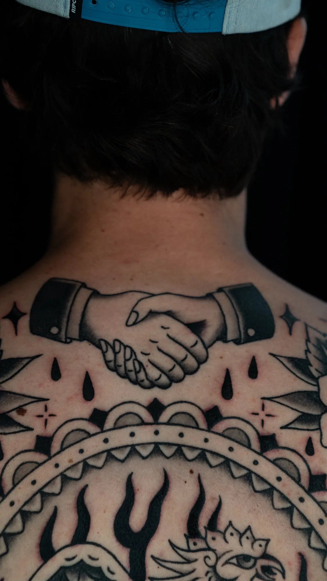 American Traditional Backpiece