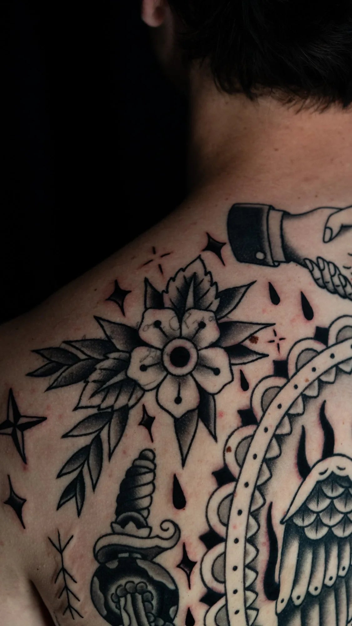 American Traditional Backpiece