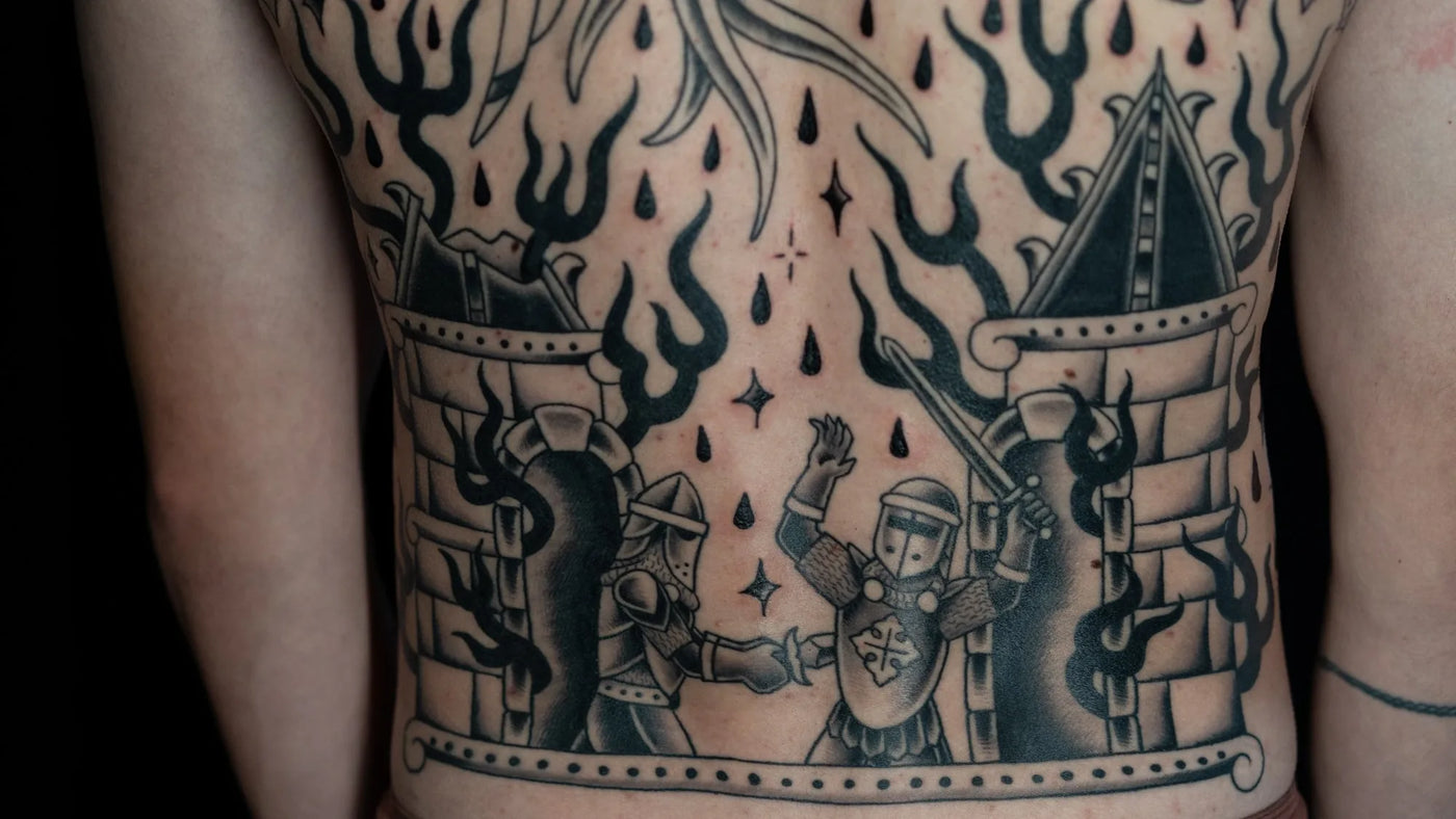 American Traditional Backpiece