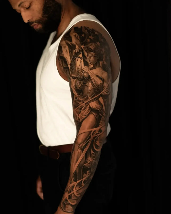 Lady Justice Sleeve