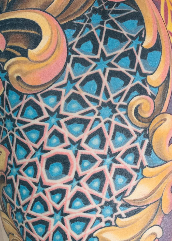 Geometric Ornamental Tapestry