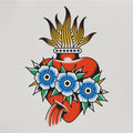 Sacred Heart flash design by Michel Parisay