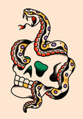 Skull flash design by Michel Parisay