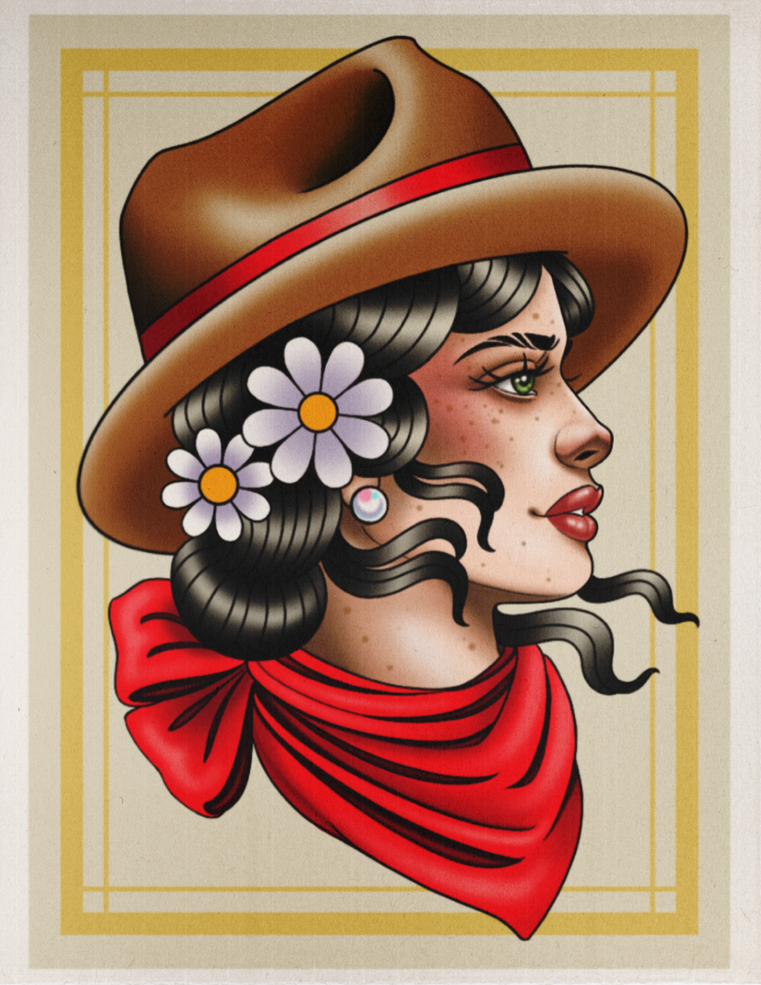 YeeHaw flash design by Lilith Jacobs